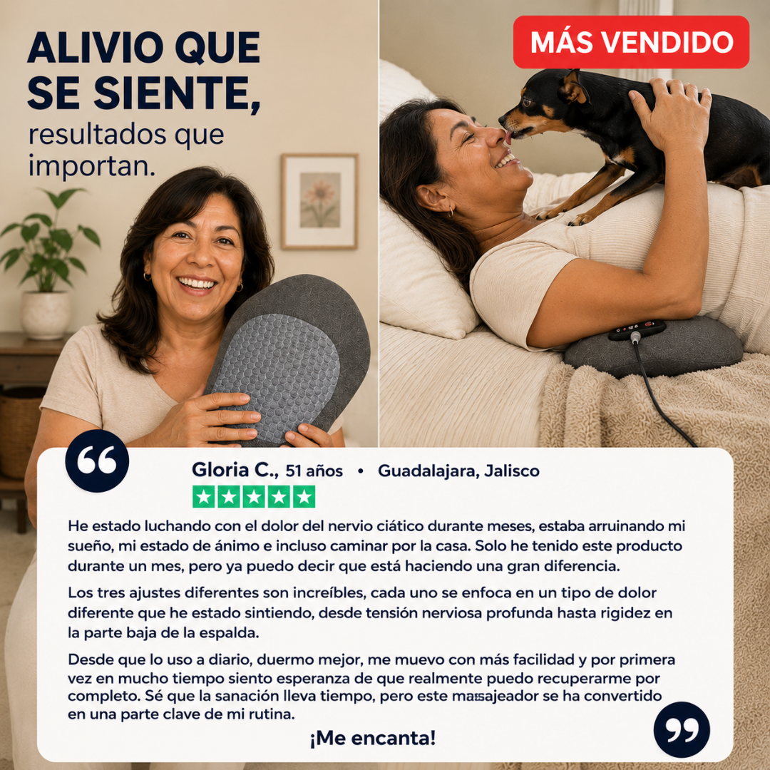 Alivia la ciática y la pesadez en las piernas en solo 15 minutos al día.