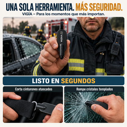 VIGÍA  Llavero de Emergencia 2 en 1