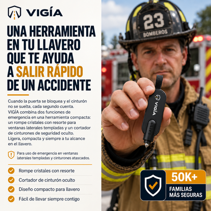 VIGÍA  Llavero de Emergencia 2 en 1